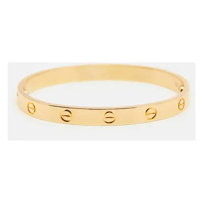 Cartier Love 18k Yellow Gold Bracelet