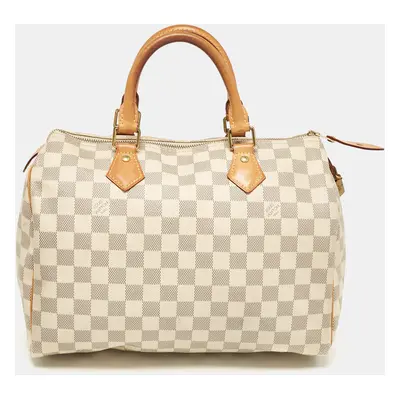 Louis Vuitton Damier Azur Canvas Speedy Bag