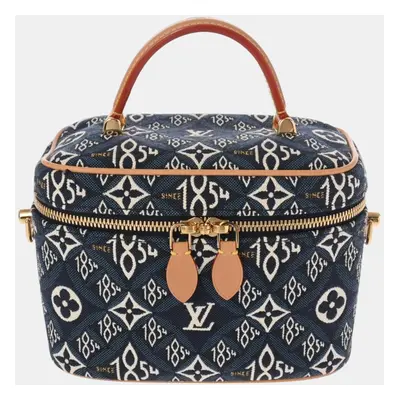 Louis Vuitton Blue Jacquard Monogram Vanity Nv Bag