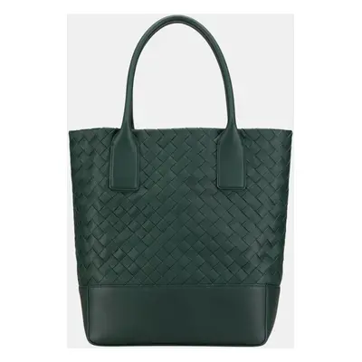 Bottega Veneta Green Nappa Intrecciato Tote