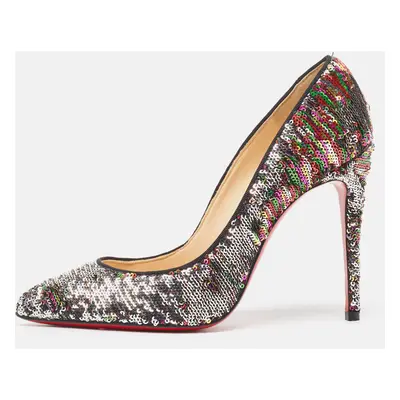 Christian Louboutin Multicolor Sequins Pigalle Pumps Size