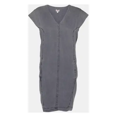 Kenzo Grey Lyocell Dress