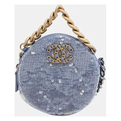 Chanel sequin round mini Crossbody bag