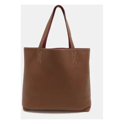 Hermes Tosca/Alizan Togo Leather Double Sens Tote