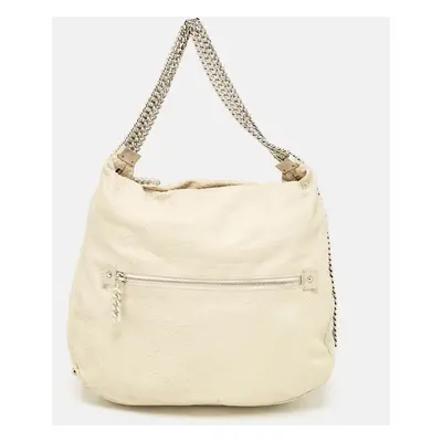 Christian Louboutin Cream Leather Mariana Hobo