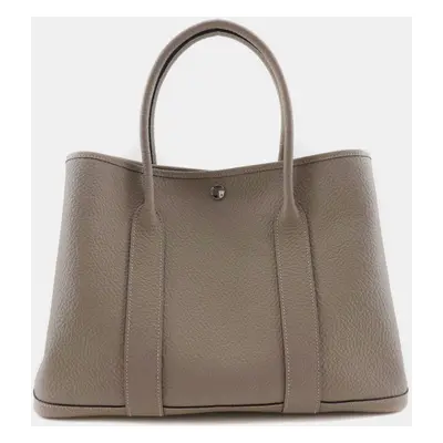 Hermes Grey Garden Party Pm Tote Bag