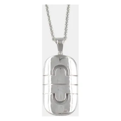 Bvlgari 18K White Gold Parentesi Pendant Necklace