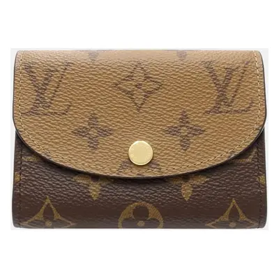 Louis Vuitton Brown Canvas Monogram Rosalie Coin Case