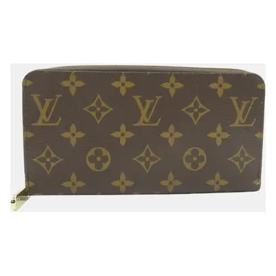 Louis Vuitton Monogram Brown Canvas Zippy Wallet