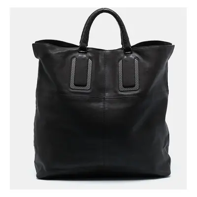 Bottega Veneta Choco Brown Leather Oversized Tote