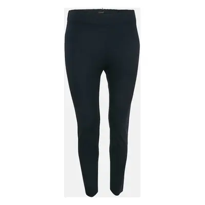 Joseph Navy Blue Stretch Gabardine Leggings