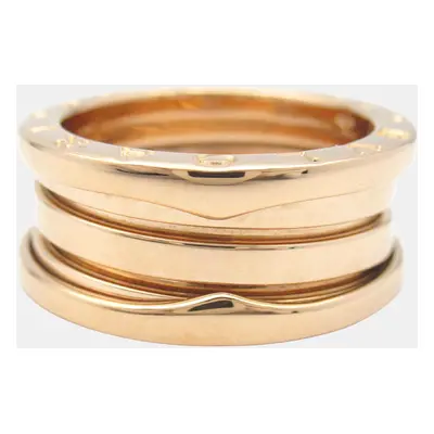 Bvlgari 18K Rose Gold B.Zero1 Band Ring EU