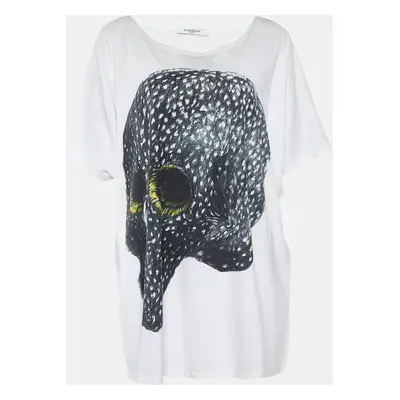 Givenchy White Printed Cotton T-Shirt