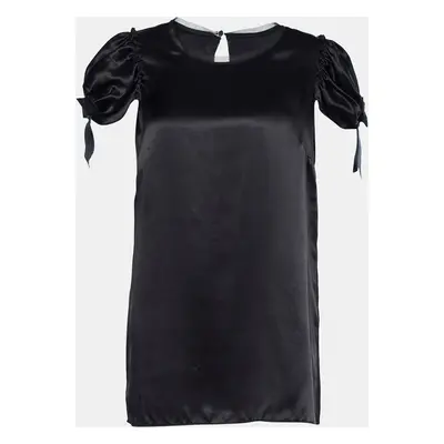 Dolce & Gabbana Black Silk Top