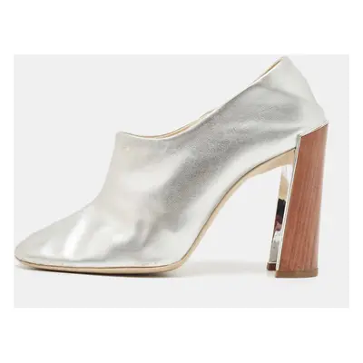 Stella McCartney Silver Faux Leather Pumps Size