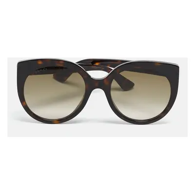 Gucci Tortoise Brown Gradient GG0325S Cat Eye Sunglasses