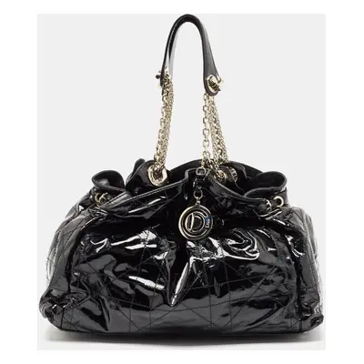 Dior Black Cannage Leather Le Trente Hobo