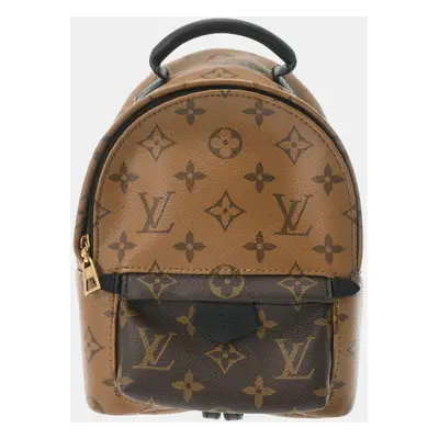 Louis Vuitton Canvas Monogram Reverse Palm Springs Backpack