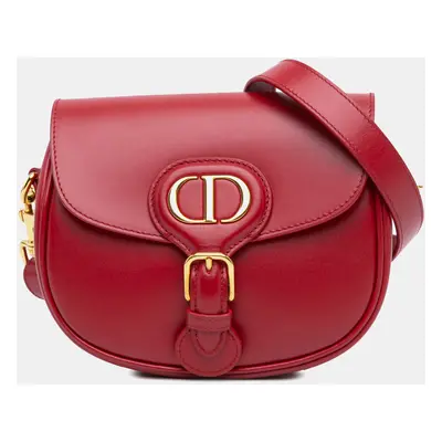 Dior Red Small Leather Bobby Crossbody