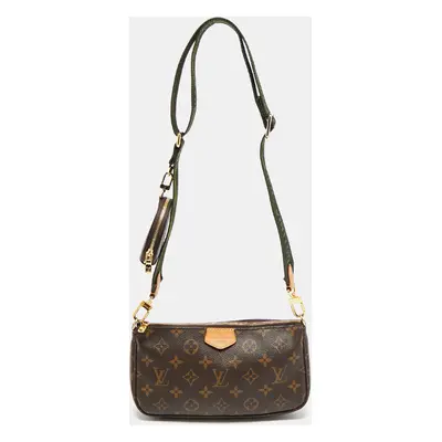 Louis Vuitton Khaki Monogram Canvas Multi Pochette Accessories Bag