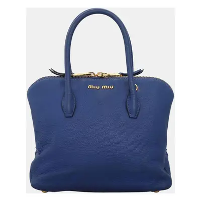 Miu Miu Madras Zip Tote Bag