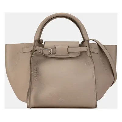 Celine Small Big Leather Satchel Bag