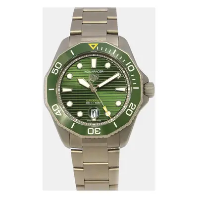 Tag Heuer Green Titanium Aquaracer WBP208B.BF0631 Automatic Men's Wristwatch mm