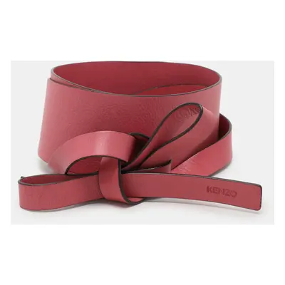 Kenzo Pink Leather Waist Belt