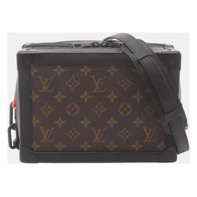 Louis Vuitton Brown Coated Canvas Leather Soft Trunk Monogram Solar Ray Shoulder Bag