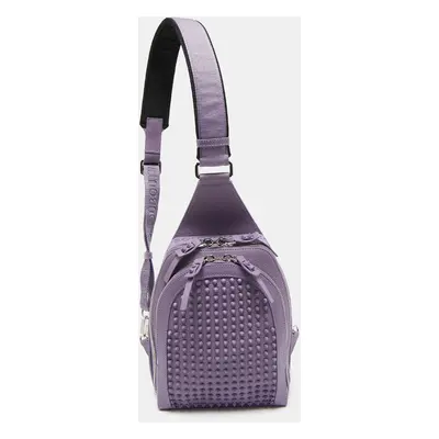 Christian Louboutin Lavender Leather and Rubber Loubifunk Backpack