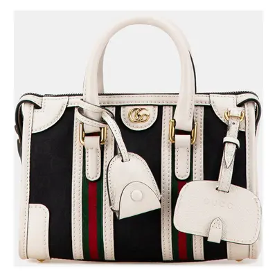 Gucci Multicolor Mini GG Canvas Bauletto