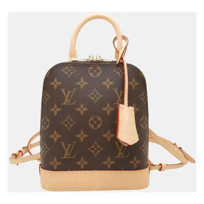 Louis Vuitton Brown Canvas Monogram Alma Backpack