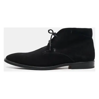 Tod's Black Suede Desert Boots Size