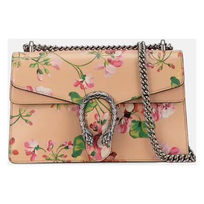 Gucci Orange Calf Leather Blooms Dionysus Shoulder Bag