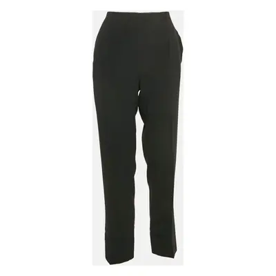 Paule Ka Black Crepe Formal Trousers