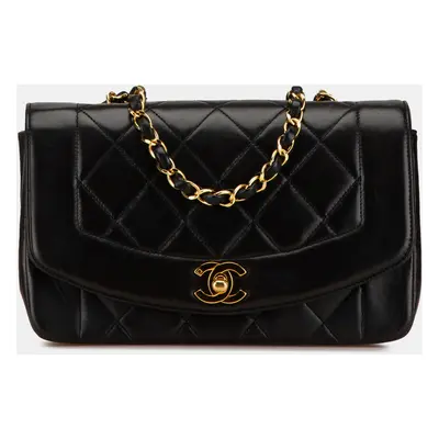 Chanel Medium Lambskin Diana Flap