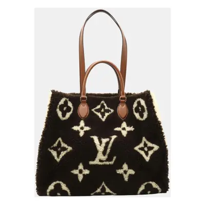 Louis Vuitton Leather Monogram Teddy Onthego Gm Tote Bag