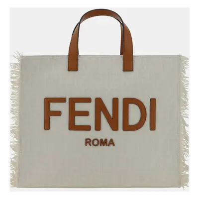 Fendi Grezzo Brandy Pall Shopping Bag