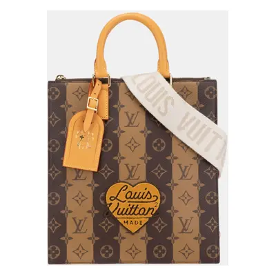 Louis Vuitton Brown Canvas Monogram Sac Plat Messenger Bag