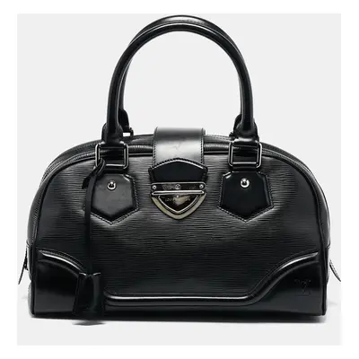 Louis Vuitton Black Epi Leather Montaigne GM Bag