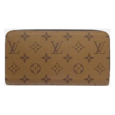 Louis Vuitton Brown Canvas Monogram Reverse Zippy Wallet