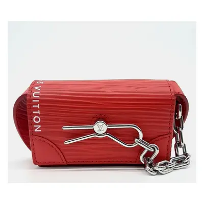 Louis Vuitton Red Leather Park Seo Bo Micro Steamer Bag