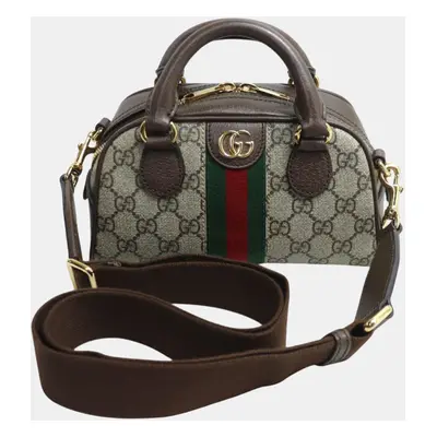 Gucci Beige/Ebony Ophidia Shoulder Bag