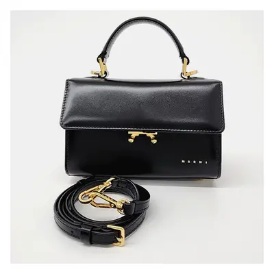 Marni Black Leather Relativity Mini Bag