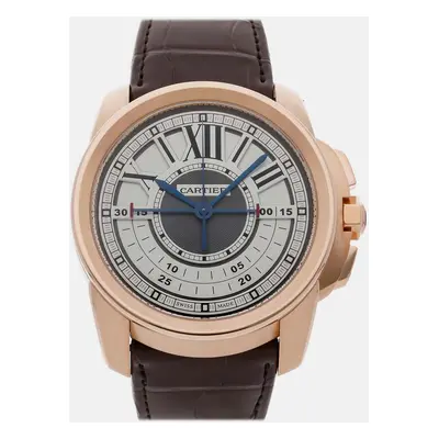 Pre-Owned Cartier Calibre De Cartier Chronocentral Chronograph W7100004