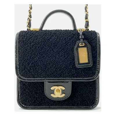 Chanel Black Coco Mark Chain Shoulder Bag