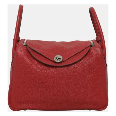 Hermes Clemence Leather Lindy Bag