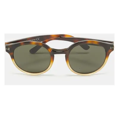 Tom Ford Brown/Black TF400 Lucho Round Sunglasses