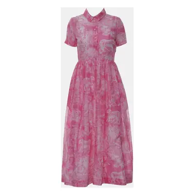 Christian Dior Robe Mi-Longue Dioriviera Cotton Dress