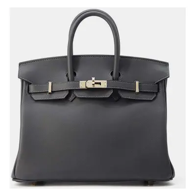 Hermes Ardoise Swift Leather Birkin Bag Size